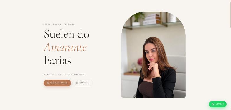 Site da Suelen Farias